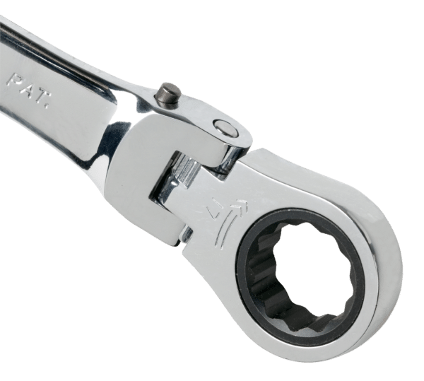 BAHCO 41RM-12 12 mm Swivel Head Combination Ratcheting Wrench - Image 3