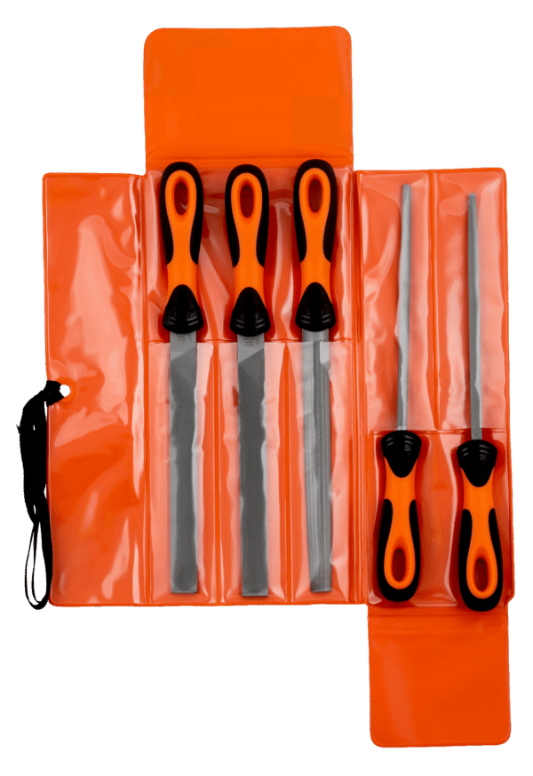 BAHCO 1-478-08-1-2 ERGO™ Engineering File Set 4 Bastard/1 Second Cut 200 mm - 5 Pcs - Image 2