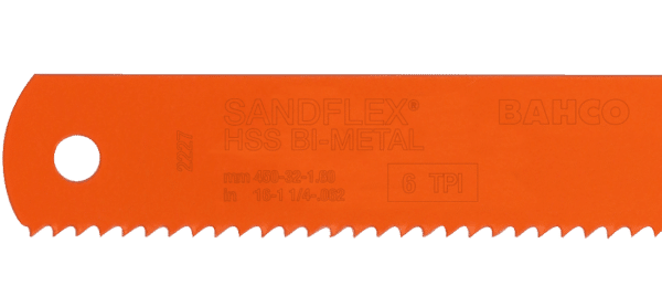 BAHCO 3809-400-32-1.60-14 Sandflex® Bi-Metal Power Hacksaw Blade - Image 3