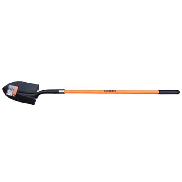 BAHCO LST-8001 Round Mouth Shovel – Long Handle