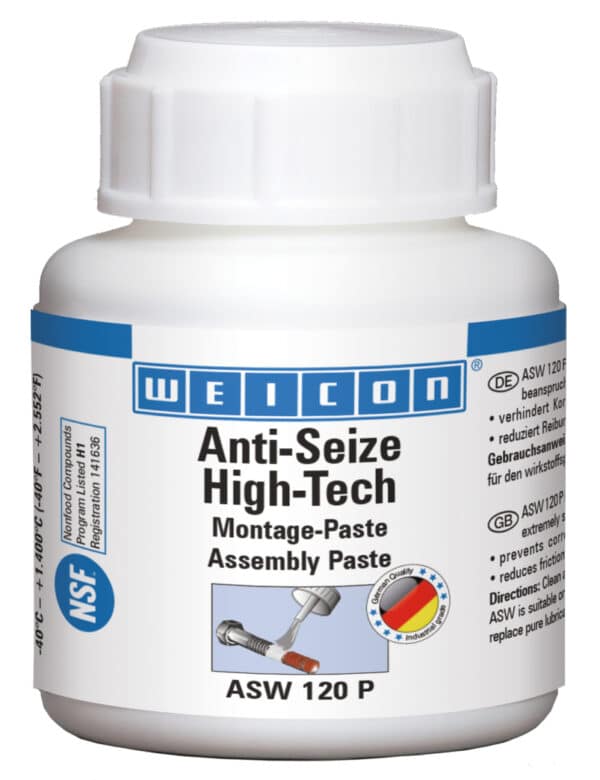 WEICON 26100012 Anti-Seize High-Tech Assembly - 120 g