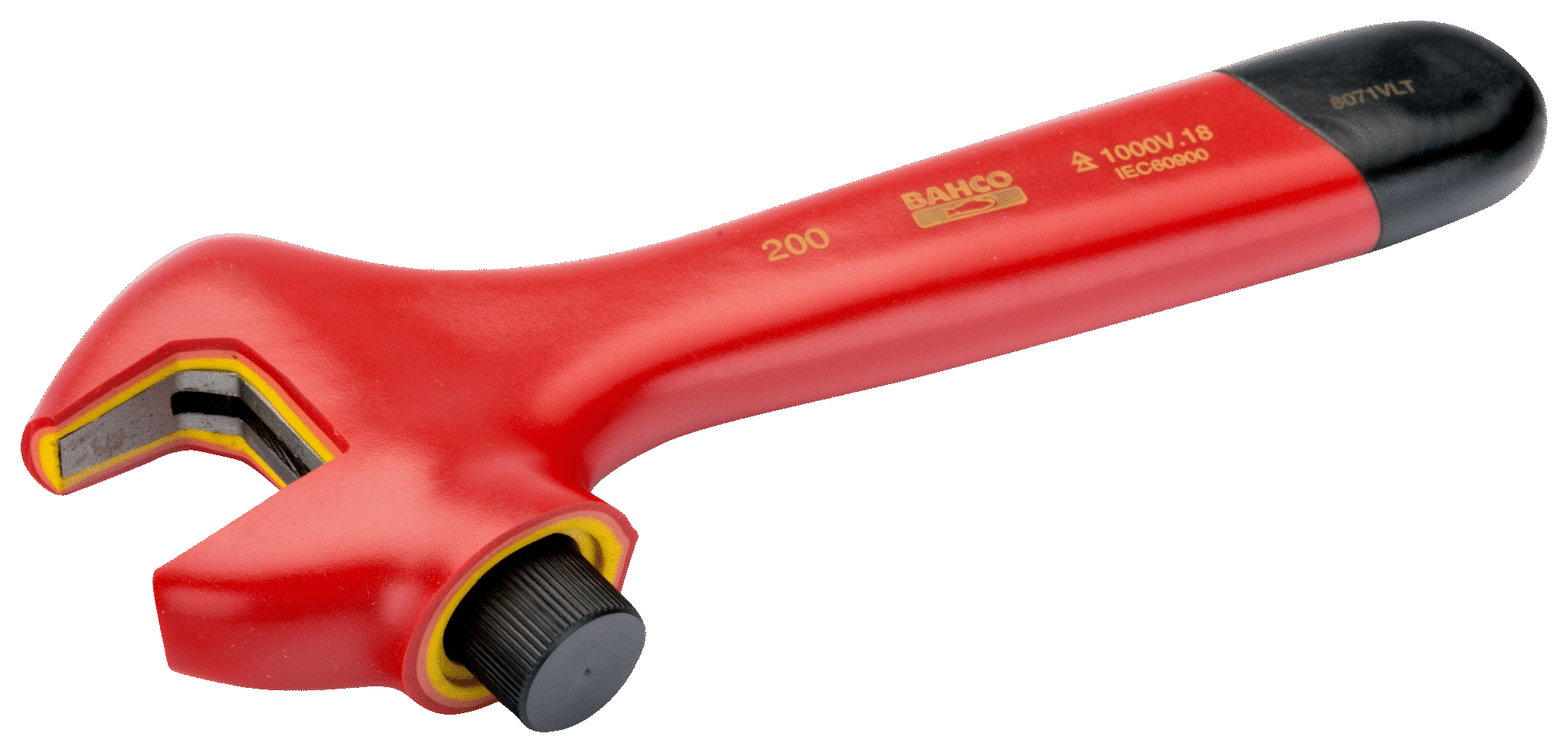 Bahco 8073VLT Side Screw Insulated Adjustable Wrench