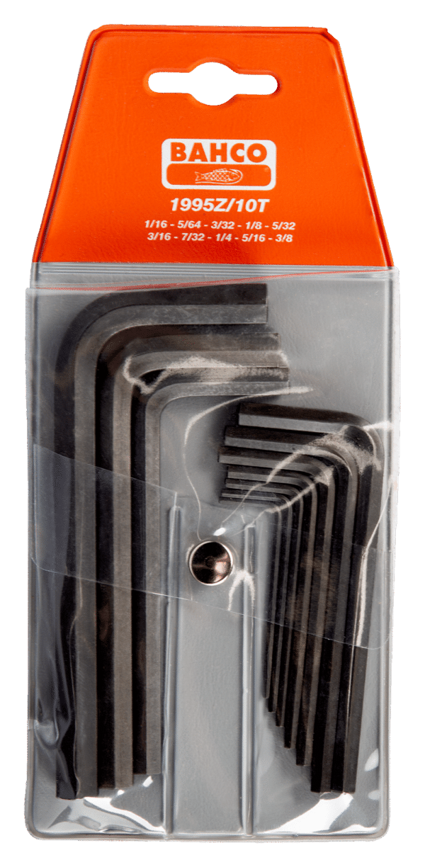 Bahco 1995Z/10T Imperial Hex L-Key Set - Image 2