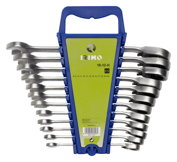 Irimo 18-12-H Set Ratcheting Combination Wrench